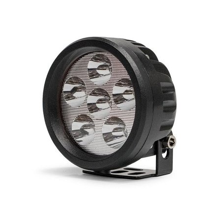 DV8 32 Round 16 Watts Flood Light Beam 3850 Lumens Clear Lens Black Housing Bottom Mount R3.5E16W3W